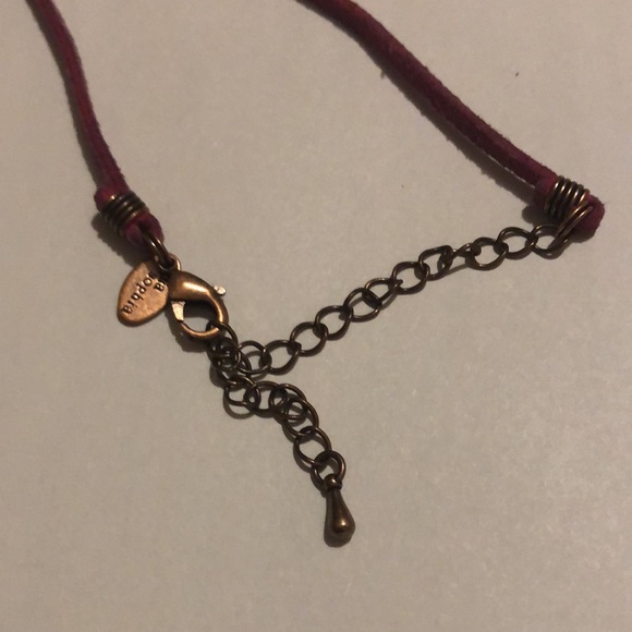 Lia Sophia Pink Cord Pendant Necklace - Picture 5 of 6